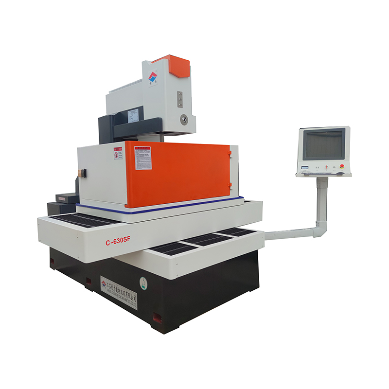 DK7763 Nízko hluk Stabilní servo CNC Wire EDM Střední rychlostní řezací stroj Integrovaná jednotka